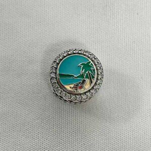 Pandora Puerto rico Exclusive Charm Pendant, S925 Silver Jewelry